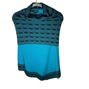 Alpaca Golden Baby Alpaca Shawl Poncho Shrug Blue Black